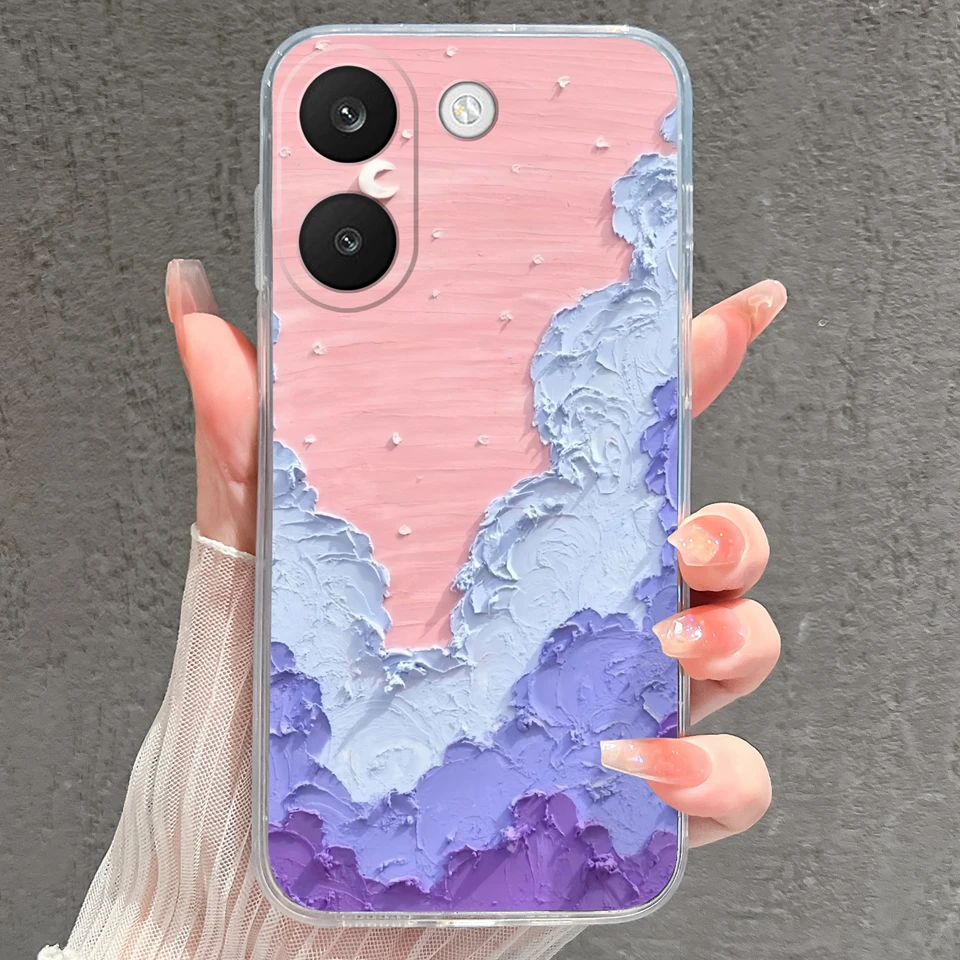 Mysterious Whale High-Quality Drop-Resistant Transparent TPU Phone Case Bumper