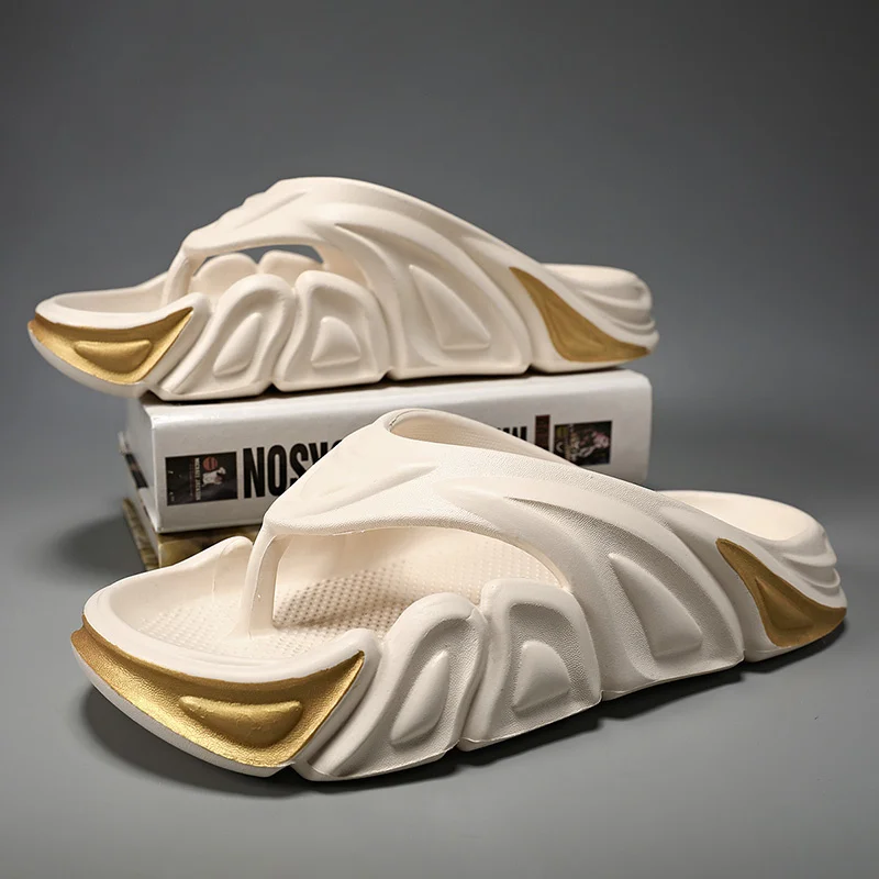 Pánské žabky, pohodlné, protiskluzové, letní pantofle, pantofle pro vnitřní i venkovní použití, měkké pěnové pantofle_voghion.com