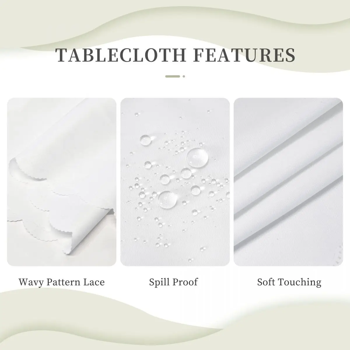 Customized Zeta Phi Beta Sorority Logo Rectangular Tablecloth Oilproof Table Cloth Greek Letter 1920 Table Covers 4