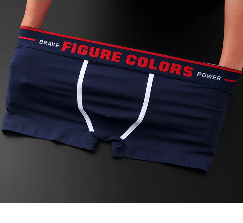 3pcs/lot Men Underwear Cotton Boxers Panties Breathable Mens Underpants Sexy Solid Male  Boxershorts Men 3D Pouch Trunk Boy
