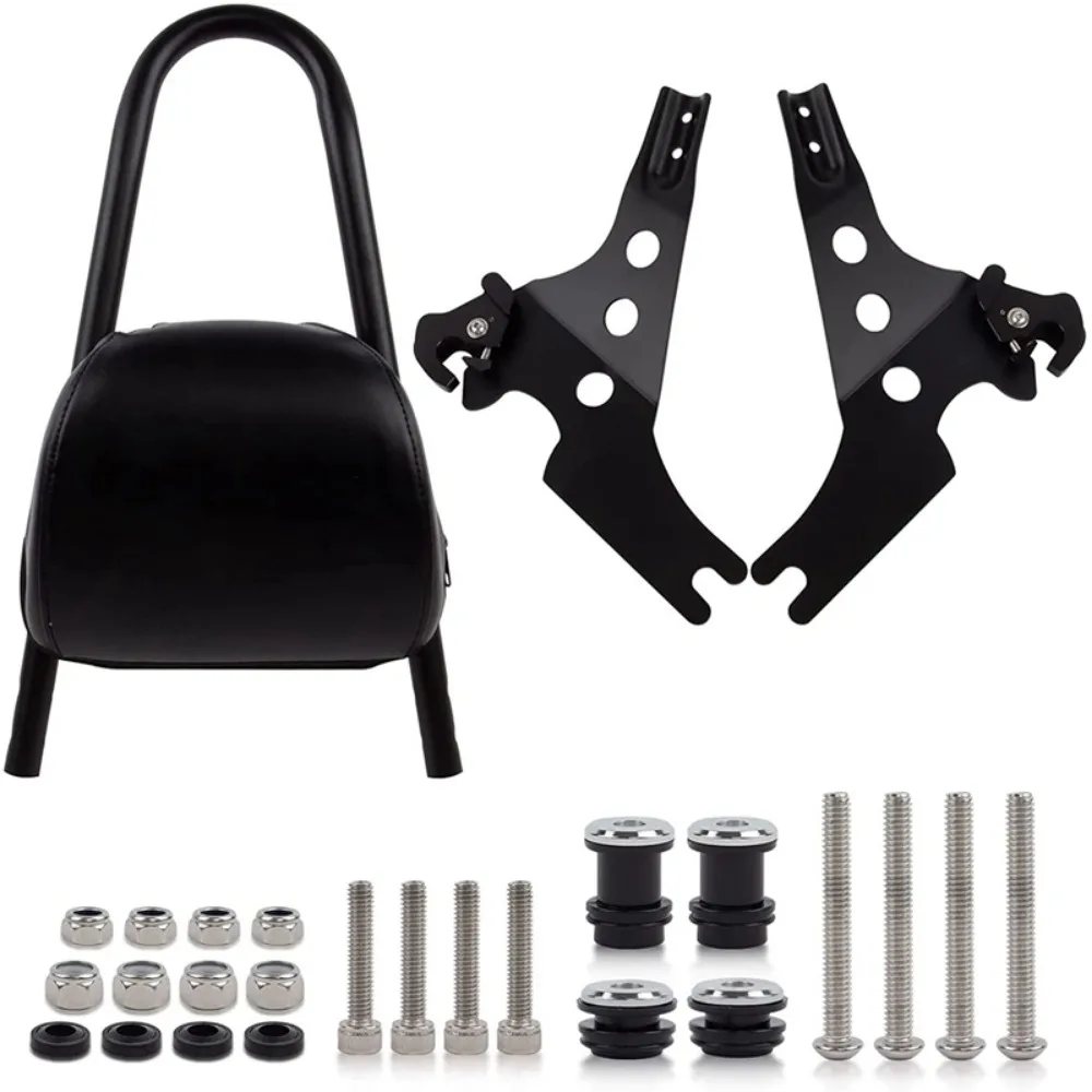 Motorcycle Detachable Rear Passenger Backrest Sissy Bar Seat For Harley Sportster XL883C 883R 2004-2022 XL1200C 1200S 1996-2000