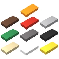MOC 3069 Accessories 1x2 Light Panel 20PCS/Set Flat Tile Assemble Parts Building Blocks Child's Gifts Educational Toys Accessory 1