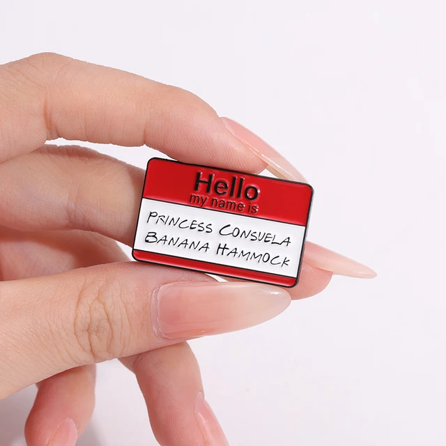Hello My Name Is Enamel Pins Brooches Lapel Badges  3