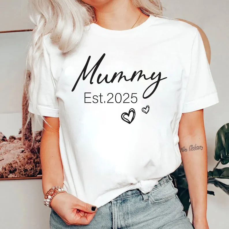 Custom Mothers Day Personalised Gift T-Shirt