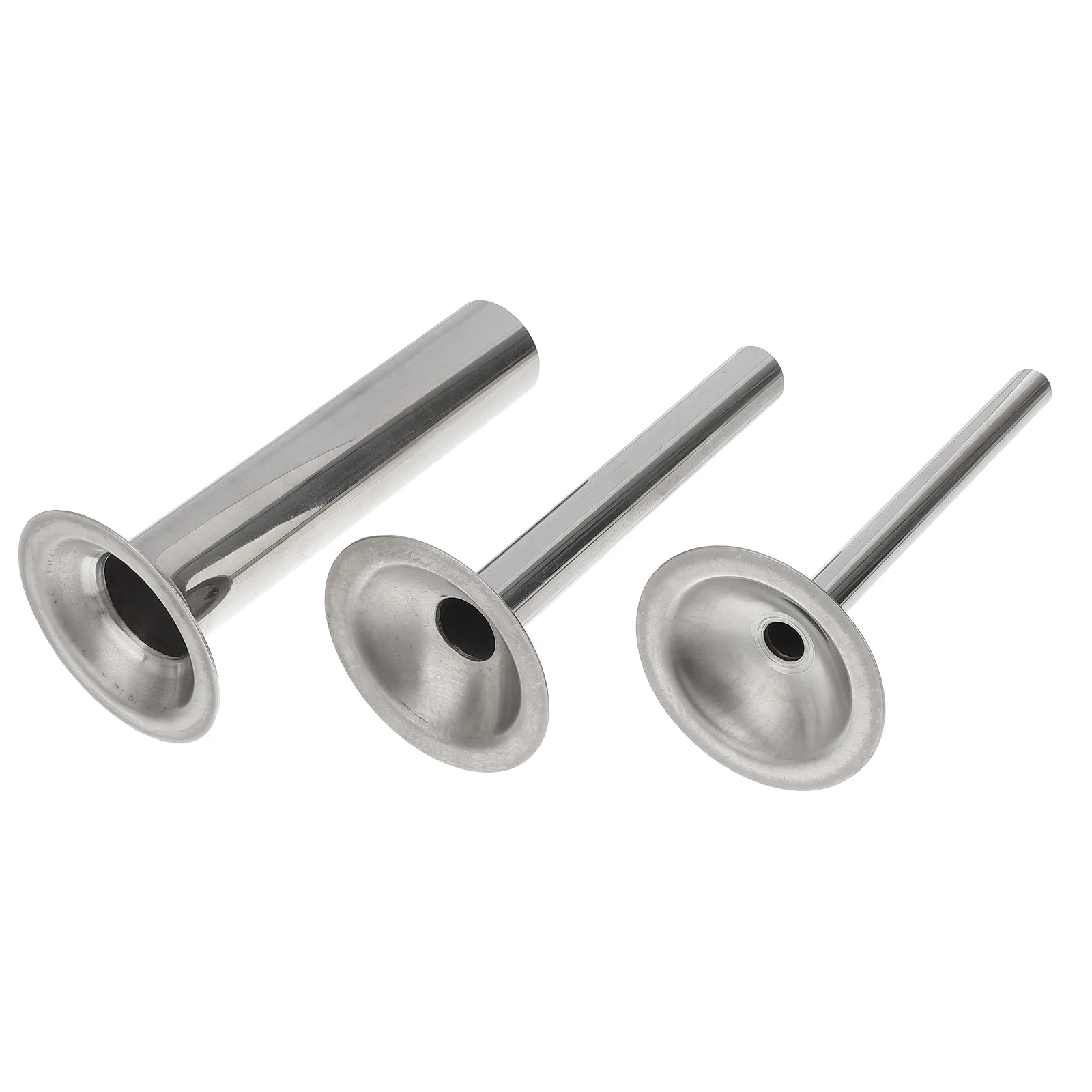 Sausage Stuffer 3 Pcs Hand Sausage Stuffer Tube Meat Stuffing Maker Kit Vertical Making Funnel Filler