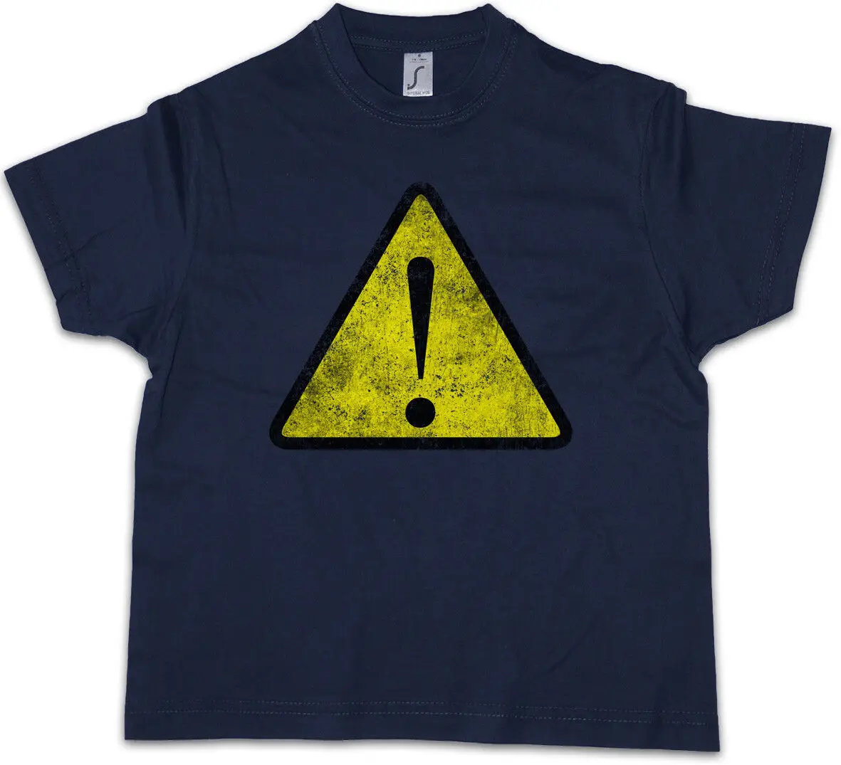 Segnale Di Avvertimento Bambini Ragazzi T-Shirt Simbolo Logo Usa Attenzione Pericolo Rischio Biologico