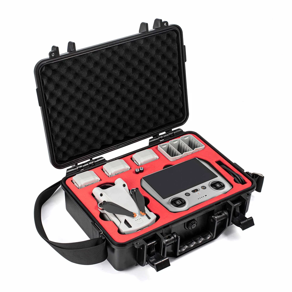 Mini 3/Mini 3 Pro Case Waterproof Hard Carrying Case for DJI Mini 3/Mini 3 Pro Accessories (Mini RC)