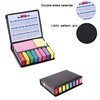 1 Set of Colorful Convenience Stickers Organization Multi-Color Stickers Set Leather Packaging Box Calendar 2024 and More 6
