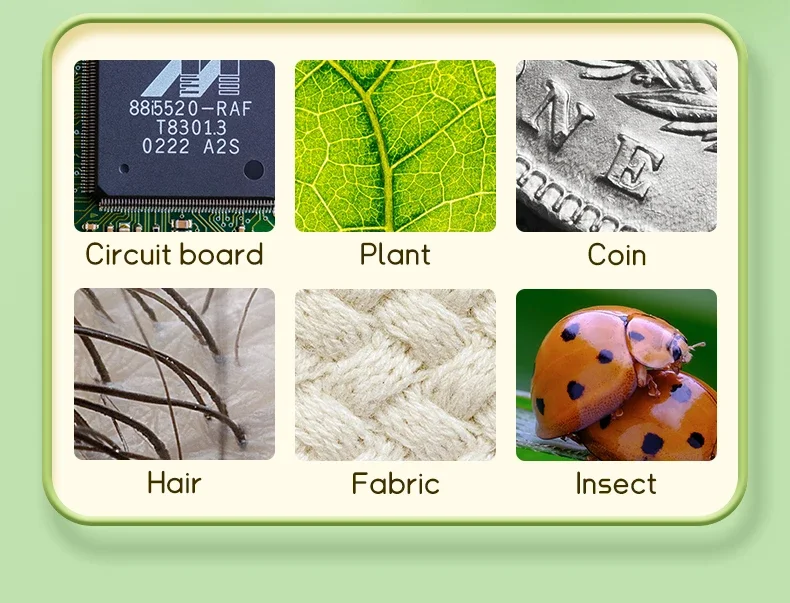 Close-up of microscope controls designed for kids