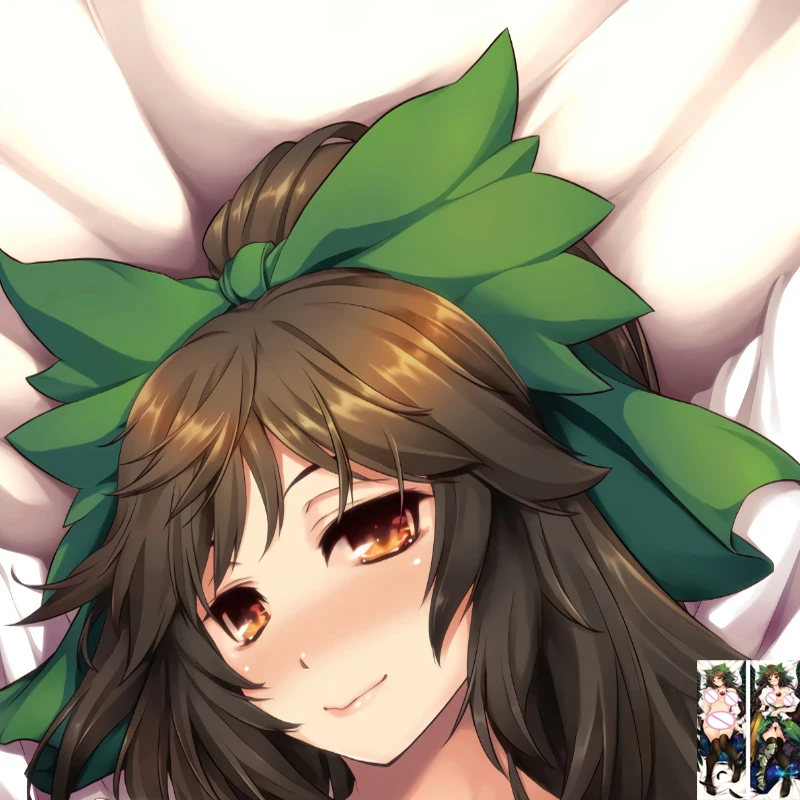 Фото Наволочка Dakimakura из аниме Reiuji Utsuho, двусторонняя наволочка с принтом для косплея, обнимания, постельное белье, наволочка для тела, Прямая поставка №1