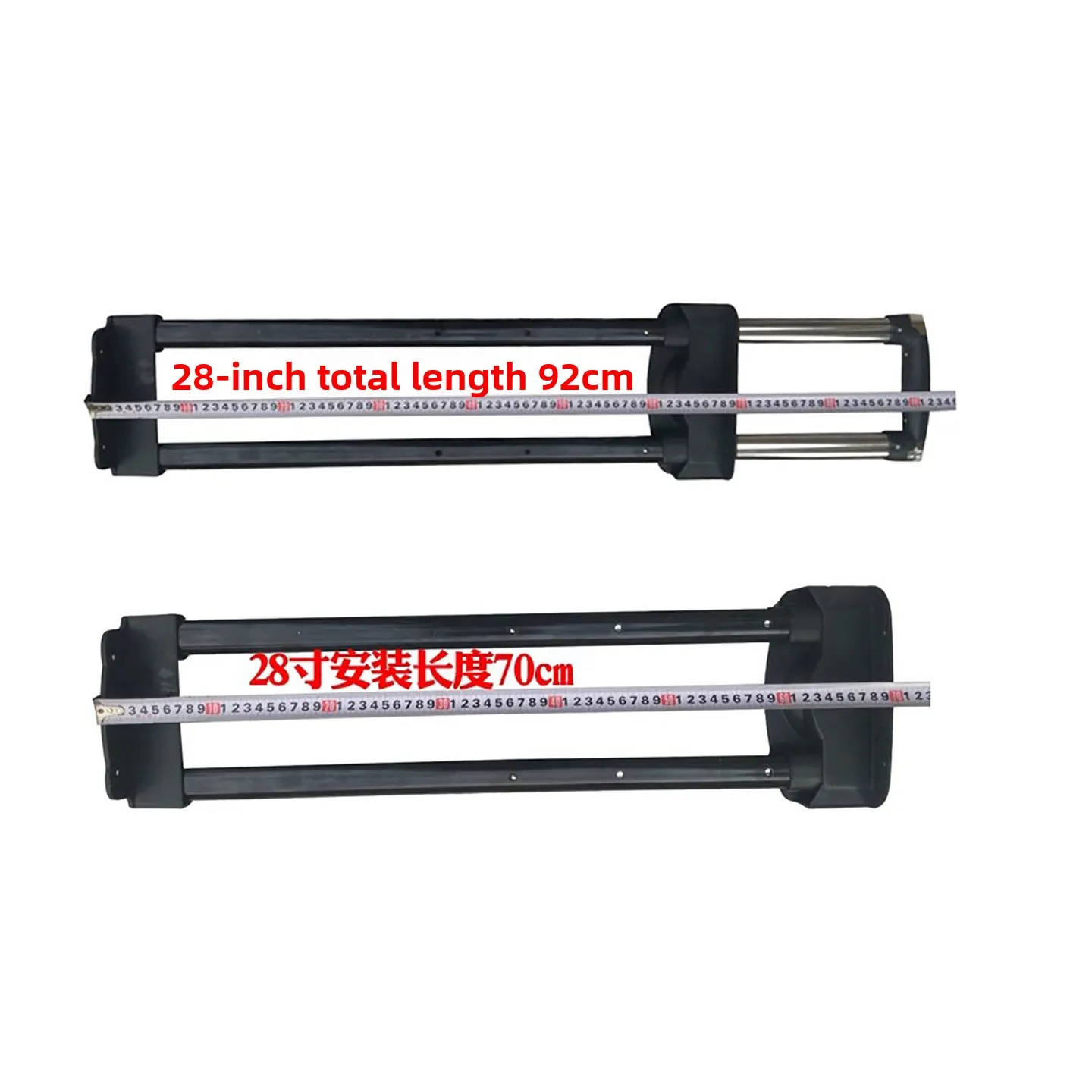 Ox Cloth Lage Handle External Travel Suitcase Repair Parts Vintage Leather Box Password Box Retractable Rod Accories