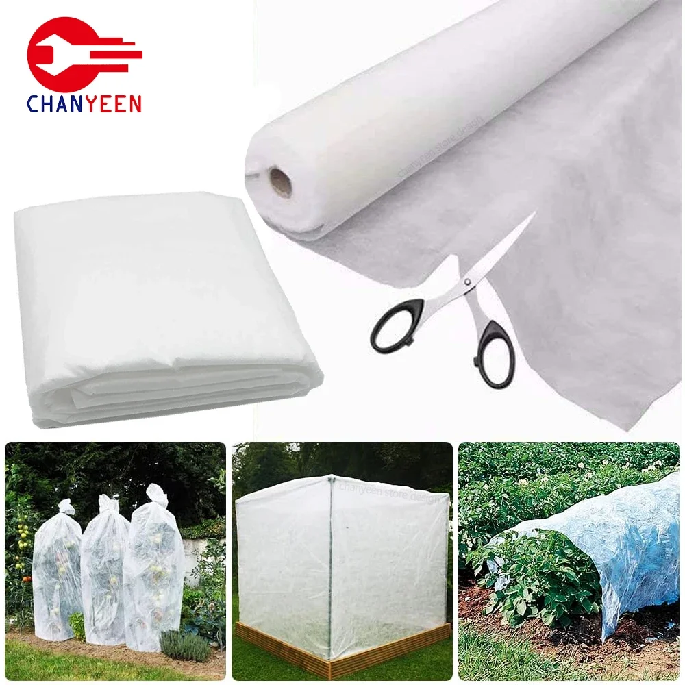 0.95oz DIY Fruit Vegetables Plant Covers Freeze Protection Floating Row Blankets for Winter Cold Weather Yard Gardening Tools plant frost cover