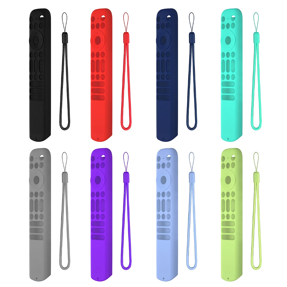 Silicone Cover with Lanyard Protective Cover Shell Anti Slip Television Remote for TCL RC813 RC902V RC923 Remote Control silicone remote case silicone remote cover silicone remote sleeve remote controller cover silicone case protector