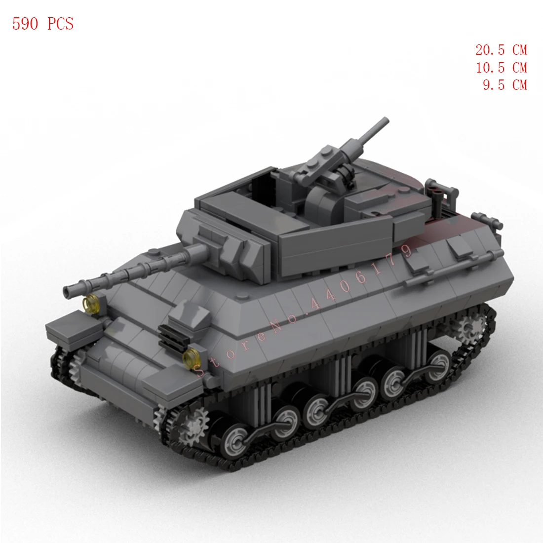 Hot Military Ww2 Us Army M10 Tank Destroyer Veicoli Attrezzature Armi Nord Africa Guerra Building Blocks Modello Mattoni Giocattoli Regalo