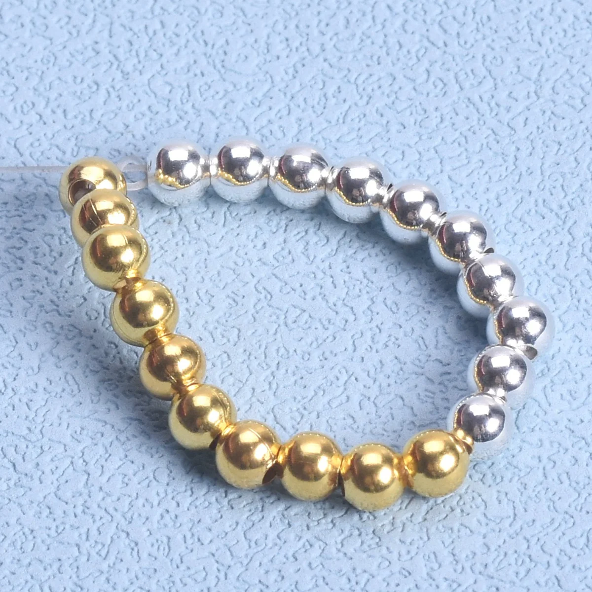 100pcs Small 4mm Round Gold Color Silver Color Metal Alloy Loose Spacer Beads Wholesale Lot For Jewelry Making DIY bracelet halloween skull hollow out alloy bracelet in gold silver size one size