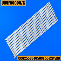LED TV backlight for DEXP U55F8000Q/G U55E9000Q U55E9100Q K55S U55W LED55UA8100 Baird QT55I90ID CC02550D485V10 55E20 5X9 5S1P