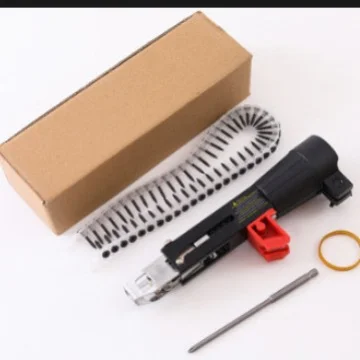 Chain Belt Auto-Feed Nail Gun Head Woodworking Drywall Rivet Gun Attachment Electric Screw Automatic Nailing Tool for Carpentr
