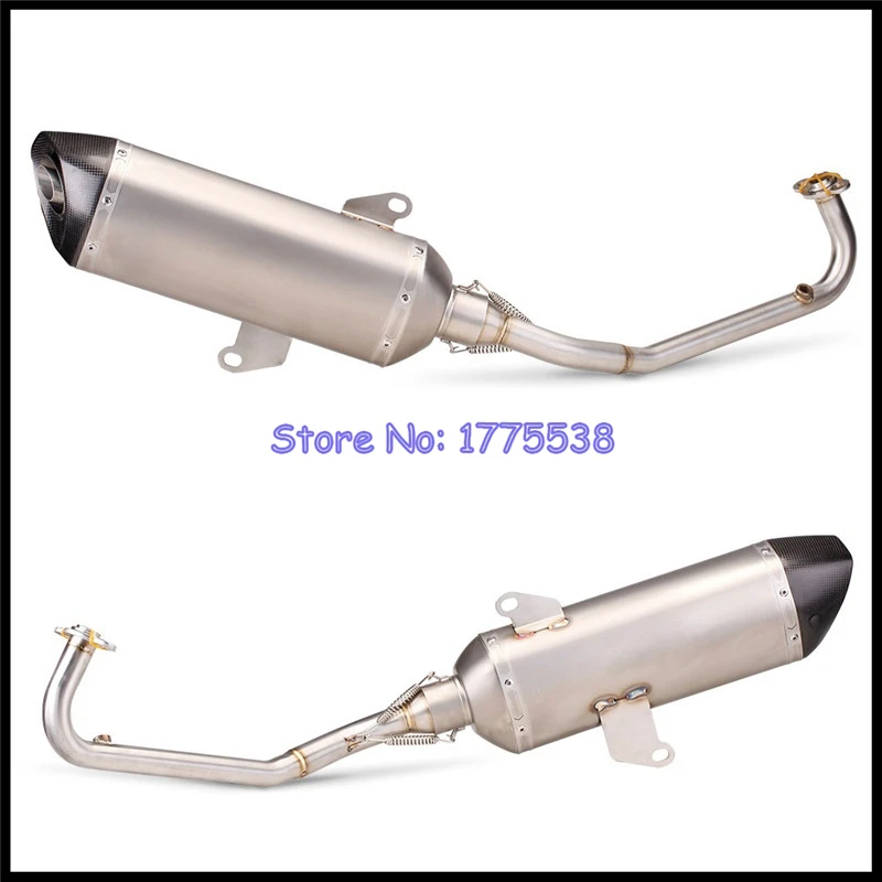 PCX125 PCX 150 Motorcycle Exhaust Full System with Header Carbon Muffler Front Pipe DB Killer for HONDA PCX125 PCX150 2021-2023 - Image 5