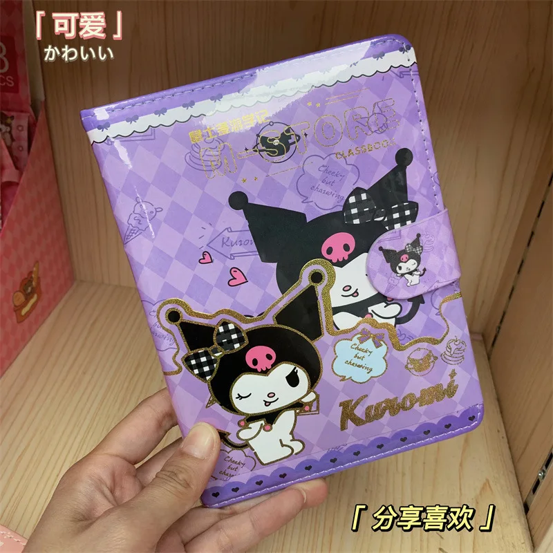 Kawaii Sanrio Kuromi Stationary Set Anime Figure School Supplies Notebook  Pencil Case Sticker Adhesive Tape Gift Bag Kids Gift