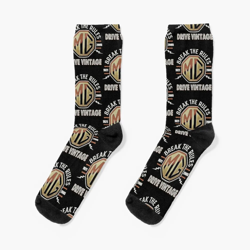 

Mg Classic Cars Break the rules ( Drive Vintage) Socks Black Socks