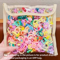 Children's Hair Tie Set - Gentle and Durable Hair Bands - Size fits all (30 mixed colors)