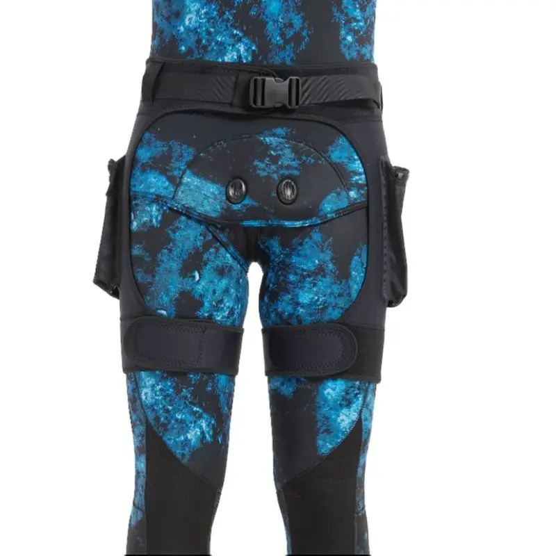 Wholesale Custom Men Neoprene Wetsuit Tech Shorts Submersible Big Pocket Thigh Pants Bandage for Underwater Snorkeling Surf 3MM