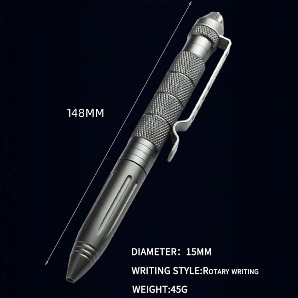 Multi Functional Tactical Pen High Quality Steel Anti Skid Portable Self Defense Pen Aluminum Glass Breaker Survival Tool 2