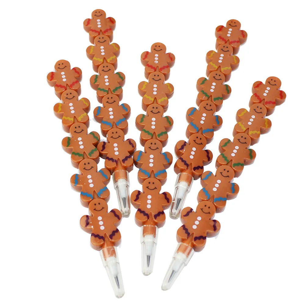 2pcs Non-sharpening Snowman Pencils Pen for Kids Students Writing Pens School Stationery Kawaii Pencil Office Supplies Christmas |
