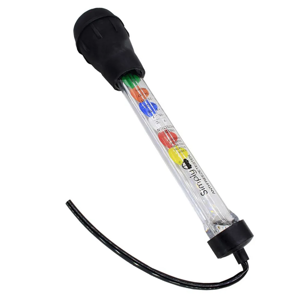 Car Radiator Coolant Tester Antifreeze Coolant Tester Tool High Accuracy Dial Durable Cooling System
