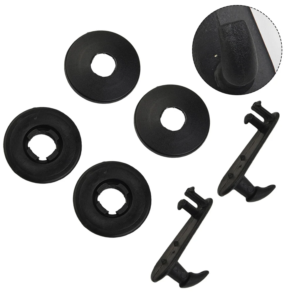 

2Set Car Floor Mat Clips Retention Holders Grips Carpet Fixing Clamps Buckles Anti-Skid Fastener Black Rubber Retainer Resistant