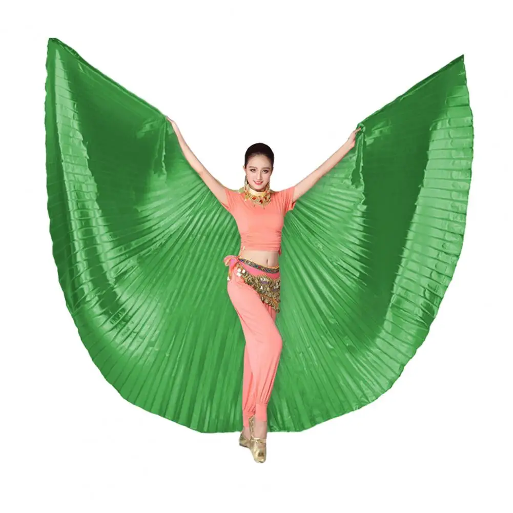 

Wing Costume Prop Eye-catching Belly Dance Wing Props for Parties Festivals Telescopic Rod Set Cosplay Costume Accessories Mix