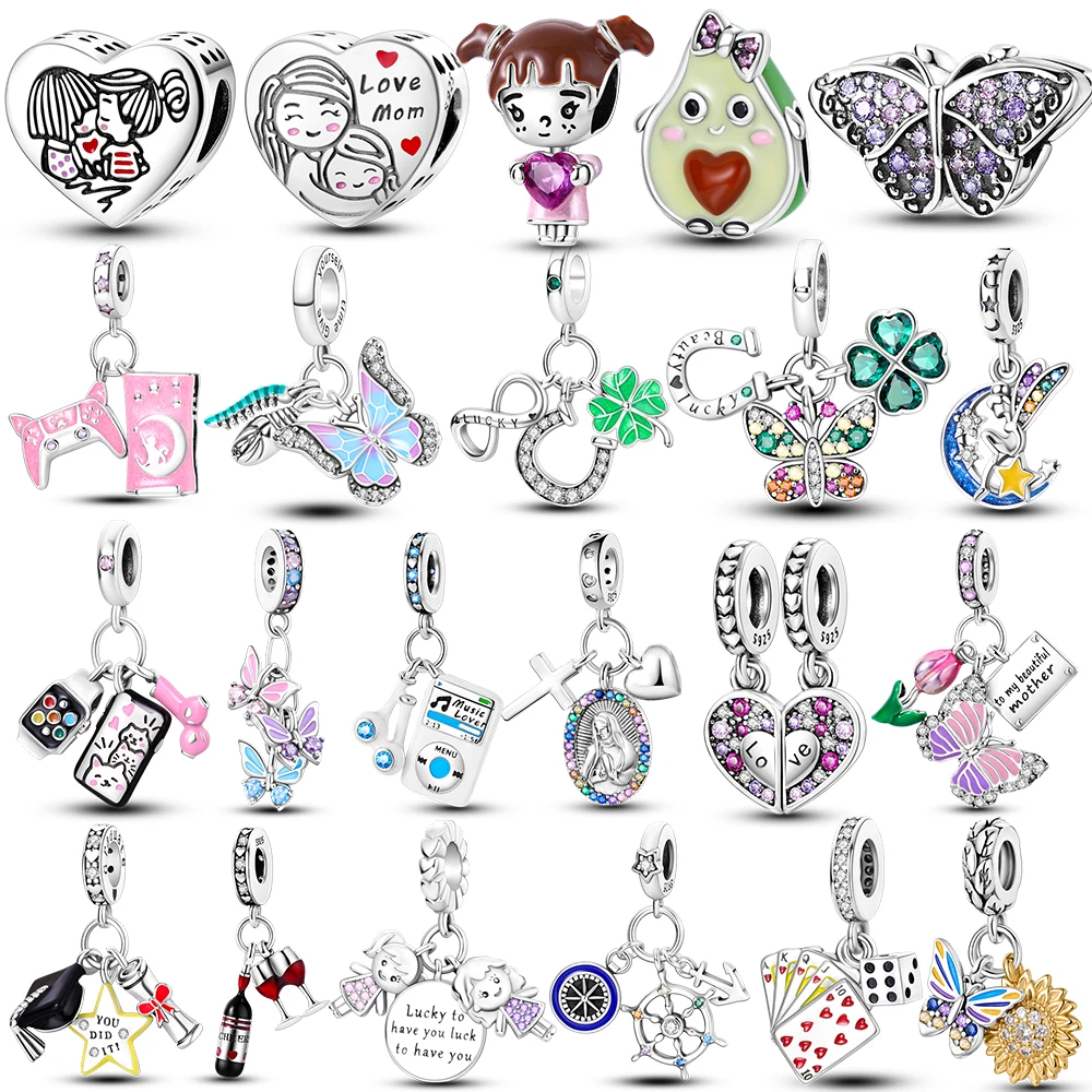 Sterling Silver Night Owl Charm Bead - 925 Silver Lucky Bird Charm For Bracelets & Necklaces - View #11
