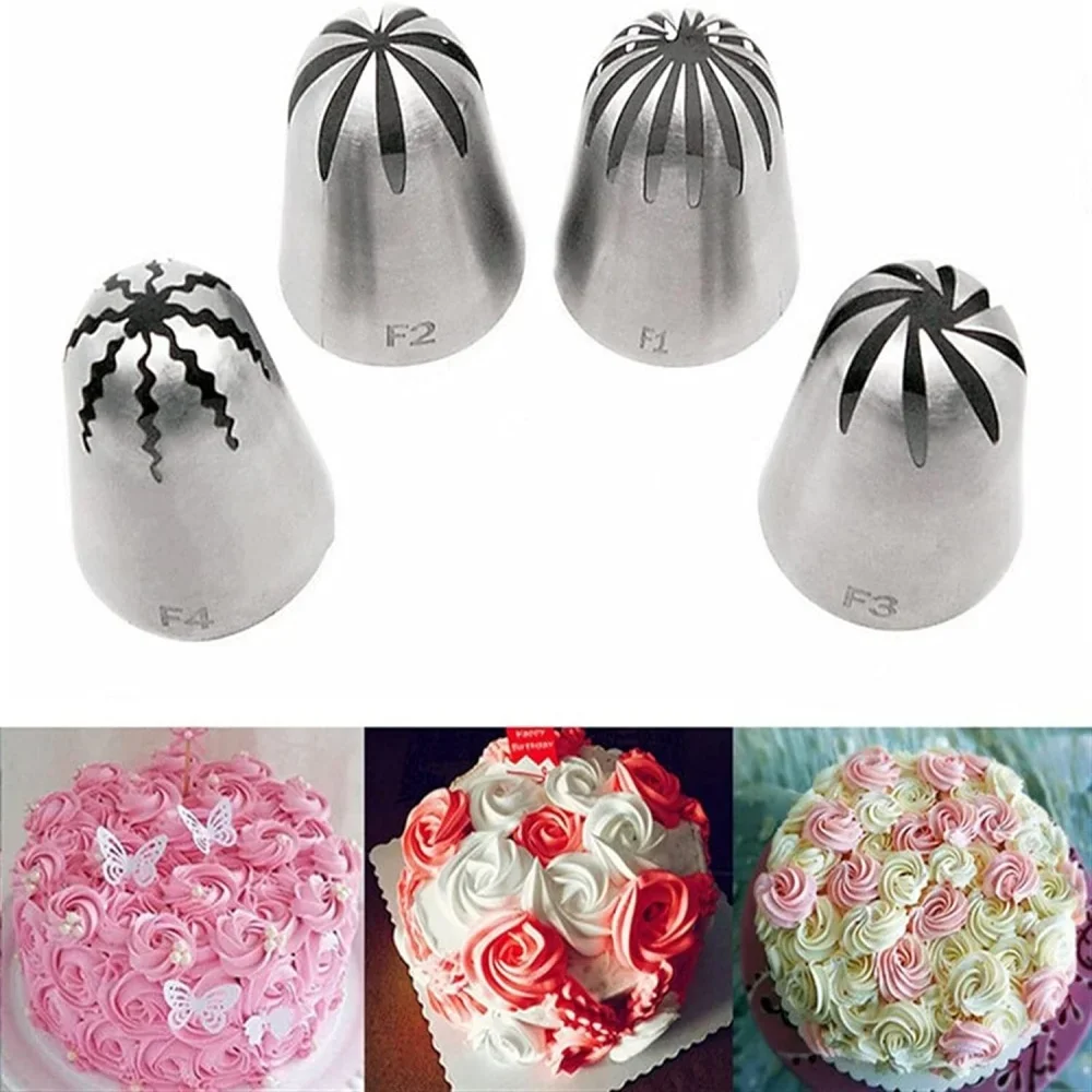 Pastry Nozzles Set Icing Piping Nozzle Tips Cake Decoration Tools Stainless Steel Ball cake decorating tip set cake icing nozzles baking nozzle set cake decorating nozzle set