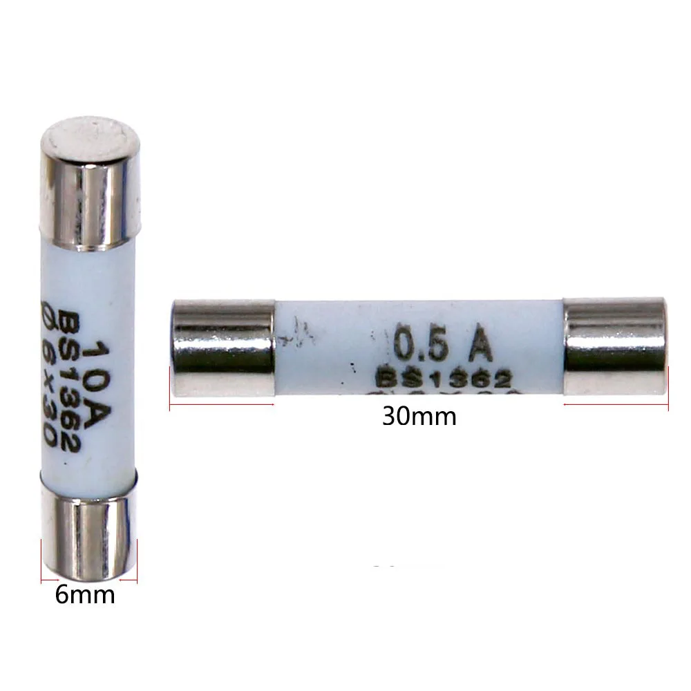 120Pcs 24Value 6x30mm Fast Blow Ceramic Fuse mix kit 250V 0.1A 0.2A 0.5A 1A 1.5A 2A 3A 3.15A 4A 5A 6A 7A 8A 10A 15A 16A 20A 30A