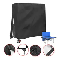 Heavy Duty Waterproof Dustproof Table Tennis Cover 420D Oxford Cloth Indoor/Outdoor PingPong Table Storage Covers Accessories 1