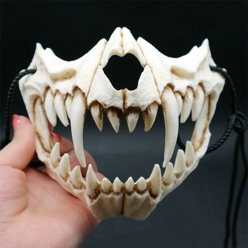 

Halloween Demon Mask Carnival Werewolf Skull Mask Cosplay Costumes Anime Cosplay Mask Face Headwear Horror Party Props