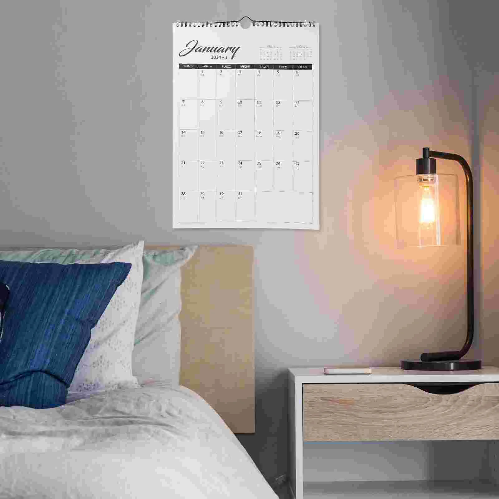 

16 Month Wall Calendar Wall Calendar Monthly Calendar Home Sturdy Year Wall Appointment Room Hanging 2024 Holiday