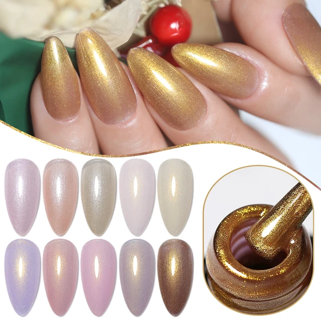 Pearl Shell Color UV Gel Nail Polish 10ml Soak Off 1