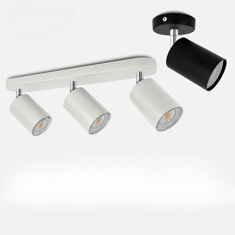 Anti Glare Dual Head Triple Head Spotlight LED Home Decoration Bedroom Dining Room No Main Light Atmosphere Lighting Tube Light