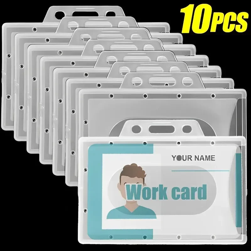 

Разнообразный чехол для ID-карты, пластиковые прозрачные держатели для офисных карт, школьный протектор, чехол для Бейджа