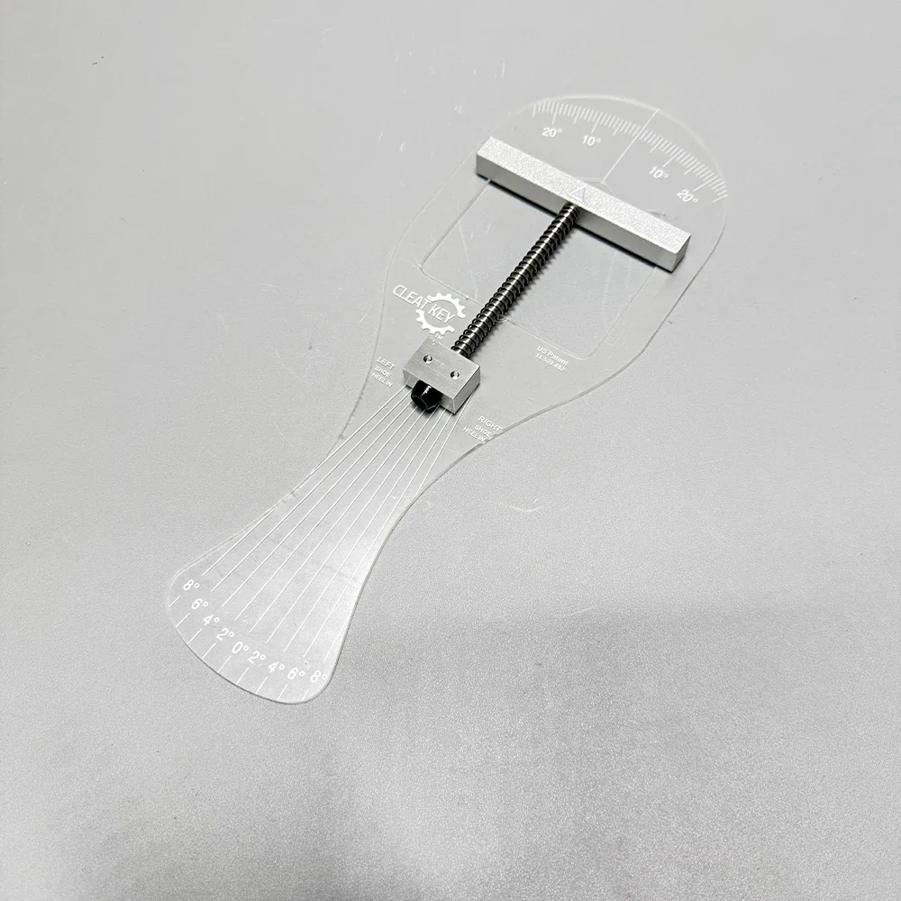 Cleat Key Pro Cleat Adjustment Tool bike fitting use tools Precise Angle Ride Comfort & Injury Prevention cleat adjustment tool