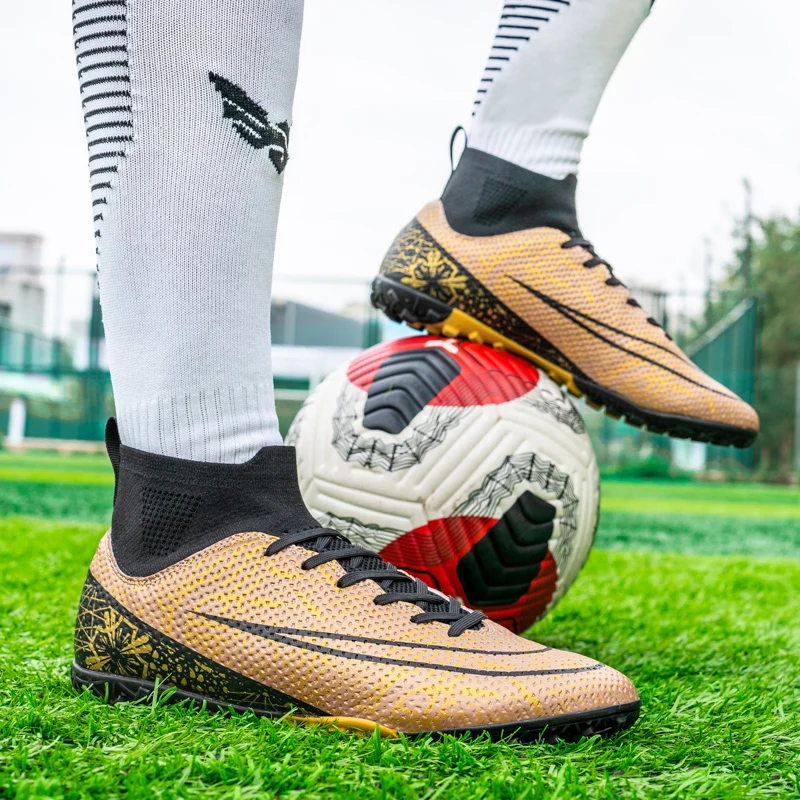 Chaussures De Football Tissées Pour Homme, Bottines Antidérapantes, Pour  Extérieur Et Intérieur, Pour Le Sport, Le Futsal - Football Chaussures -  AliExpress