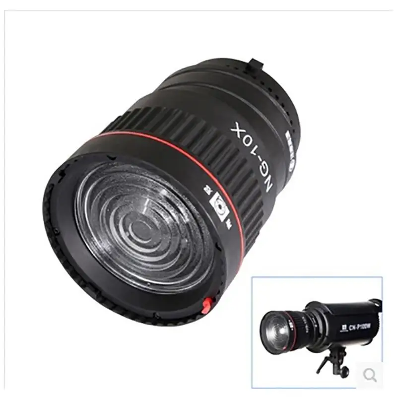 Nanguang NG 10X Fresnel Focusing Lens for LED Flash Studio Light Focus Lens Bowe