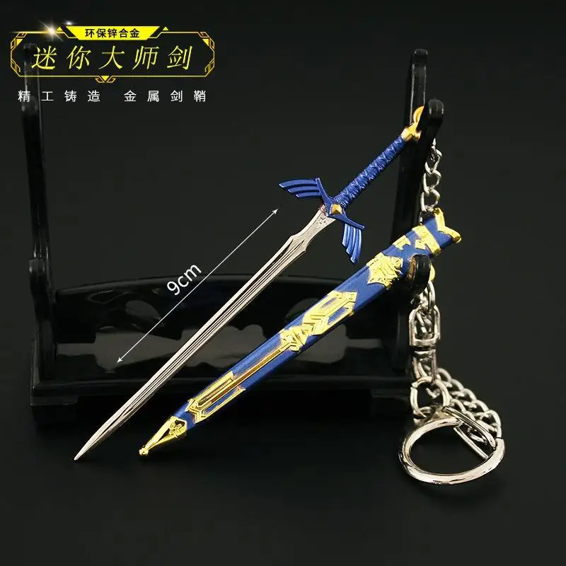 Gioco Zelda Link Master Sword Cosplay Portachiavi Unisex Apribile Spada Ciondolo Portachiavi Accessori Gioielli Portachiavi Regali