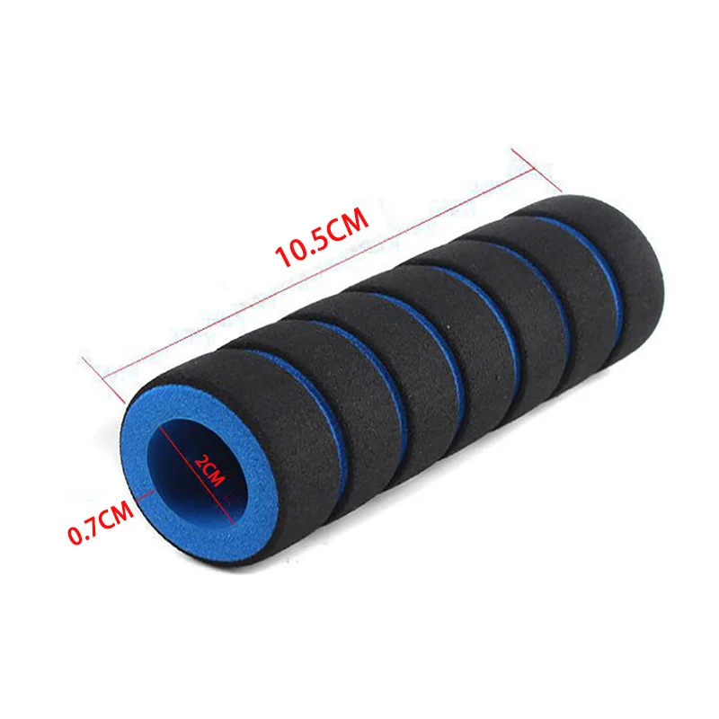 1pair Bike Racing Bicycle Motorcycle Handle Bar Foam Sponge Grip Cover Non-slip Soft Handlebar Bike Bar