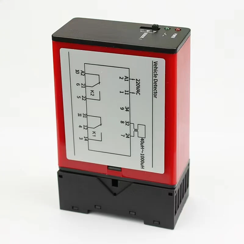 단일 채널 차량 유도 루프 감지기 단일 채널 센서 DC12V DC24V AC220V AC110V 선택 가능