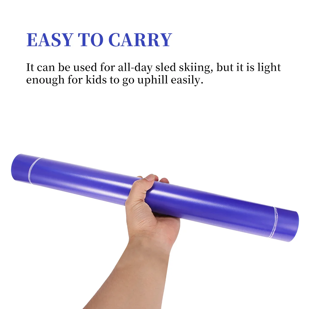 Winter Snow Sled Portable Foldable Snowboards Flexible Roll Up Skiing Board For Children Adult Sledge Snow Skiing Accessories