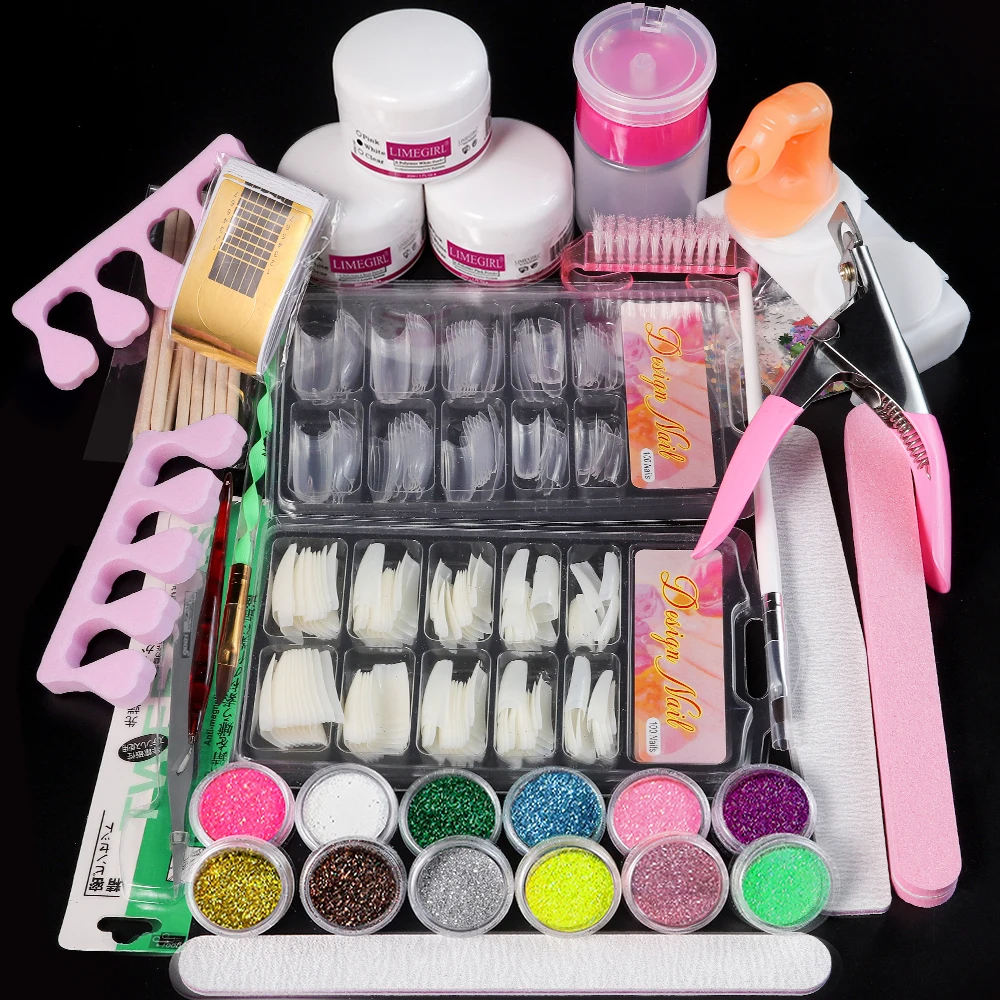 Complete Acrylic Nail Kit for Beginners