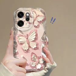 Shockproof Flexible TPU Case with Butterfly Pattern for OPPO Reno15 F 5G (HFNYWHD003)