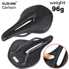 ELITA ONE Carbon Saddle MTB/Road Bike saddle Super Light Leather Carbon Cushions 96g